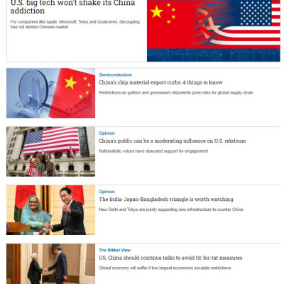 Tạp chí Tiếng Anh - Nikkei Asia 2023: kỳ 29: U.S. TECH’S CHINA ENTANGLEMENT