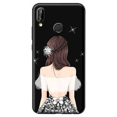 Ốp in cho Huawei Nova 3E Cô Gái Áo Trắng - Hàng chính hãng