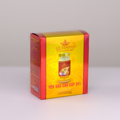 Yến sào cao cấp Queennest 25% Nhân Sâm - hũ 150ml (hộp nhỏ 2 hũ) - hàng chính hãng