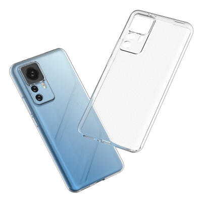 Ốp lưng silicon dẻo cho Xiaomi Mi 12T 5G / 12T Pro 5G hiệu Ultra Thin trong suốt mỏng 0.6mm độ trong tuyệt đối chống trầy xước - Hàng nhập khẩu