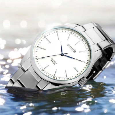 Đồng Hồ Nam Citizen Dây Thép Không Gỉ BH5000-59A - Mặt Trắng