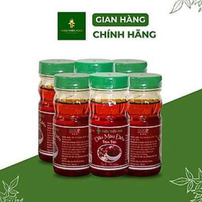 COMBO 6 CHAI DẦU MÀU ĐIỀU ĐẬM ĐẶC 100GR THIÊN THIÊN FOOD
