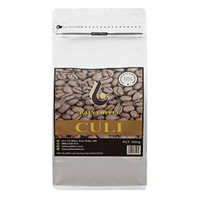 Hạt Culi Rain Coffee (500g)