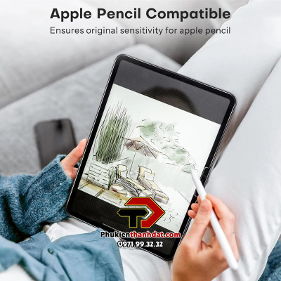 Tấm dán kính cường lực cho iPad Pro 11 2024, iPad Pro 13 2024 M4 hiệu Glass Pro - Hàng chính hãng