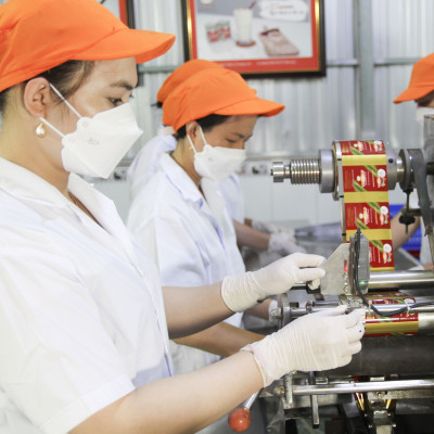 Kẹo dừa sáp VICOSAP mix 6 vị nguyên chất lá dứa cacao kẹo mềm dẻo ít đường đặc sản Trà Vinh