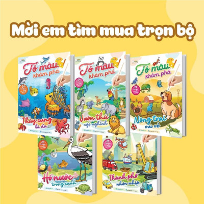 Sách - Tô Màu Khám Phá - Nông Trại Vui Vẻ - Megabook