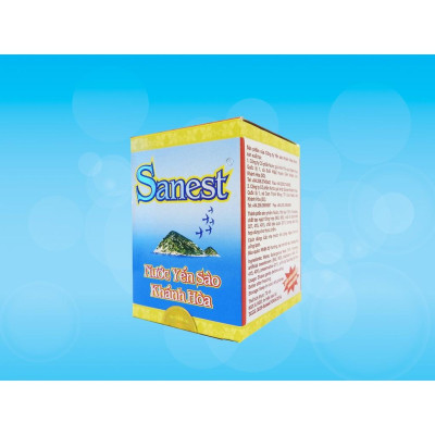[Combo 10 lọ] Nước Yến sào Khánh Hòa Sanest đóng lọ 70ml-21%