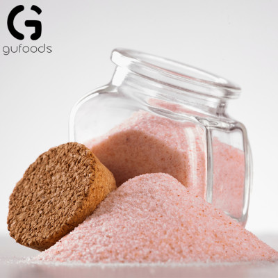 Muối Hồng Himalaya GUfoods (dạng hạt mịn) - Tự Nhiên, Tinh Khiết, Giàu Khoáng Chất, Tốt Cho Sức Khỏe