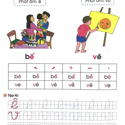 Tủ Sách Cho Bé Vào Lớp 1 - Bé Học Vần Dành Cho Học Sinh Mẫu Giáo Lớn
