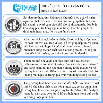 Đai Cố Định Cổ Tay Grace Care WB221 – Hỗ Trợ Cổ Tay Chơi Thể Thao, Gym, Giảm Đau Cổ Tay Khi Vận Động