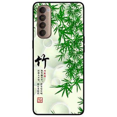 Ốp lưng dành cho Oppo Reno 4 Pro mẫu Tranh Nền Tre