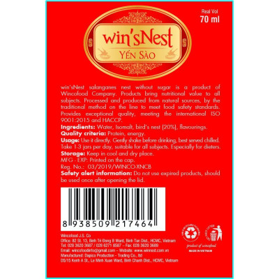Combo 12 lọ Yến Sào cao cấp win