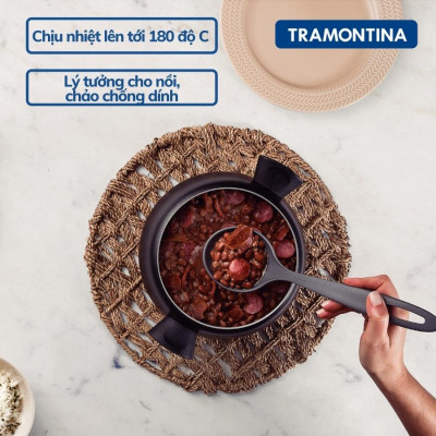 Muôi Múc Canh Nhỏ Tramontina 20cm Bằng Nhựa PA An Toàn Chịu Nhiệt Nhập Khẩu Brazil