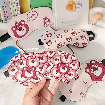 Tấm Che Bịt Mắt Có Túi Gel Làm Mát Giảm Căng Thẳng Hình Gấu Đáng Yêu GROFA - Giao ngẫu nhiên