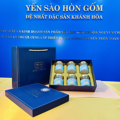 [Hộp QT 6 Hũ] Tổ Yến Chưng Cao Cấp Dành Cho Trẻ Em - Yến Sào Hòn Gốm Chính Hiệu Khánh Hoà - HGK NEST