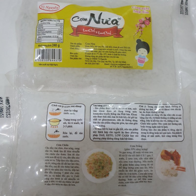 Combo 4 Gói Cơm Nưa Vị Nguyên Das Keto 240g