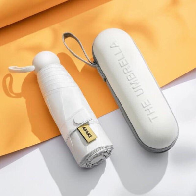 Ô dù mini chống tia UV có hộp đựng tiện dụng