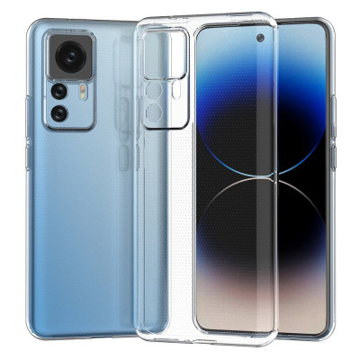 Ốp lưng silicon dẻo cho Xiaomi Mi 12T 5G / 12T Pro 5G hiệu Ultra Thin trong suốt mỏng 0.6mm độ trong tuyệt đối chống trầy xước - Hàng nhập khẩu
