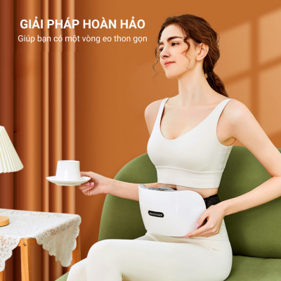 Đai Massage Bụng , Hỗ Trợ tan Đau Nhức, Bi Đá Kết Hợp Hồng Ngoại, Giảm Đau Bụng Cho Người Viêm Đại Tràng, Táo Bón, tan mỡ bụng , thon gọn cơ thể 