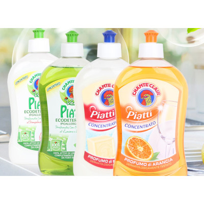 Nước rửa chén bát ChanteClair thành phần hữu cơ siêu sạch Italy 500ml