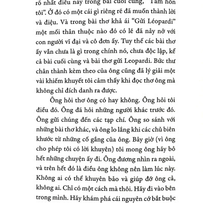 Sách - Thư Gửi Nhà Thơ Trẻ