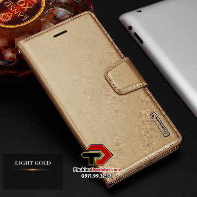 Bao da dạng ví dành cho OPPO Reno4 4G Việt Nam chính hãng Hanman có quai cài - Hàng chính hãng