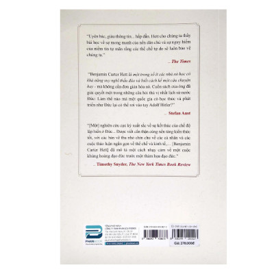 Cái Chết Của Nền Dân Chủ - Tác Giả Benjamin Carter Hett (PB)