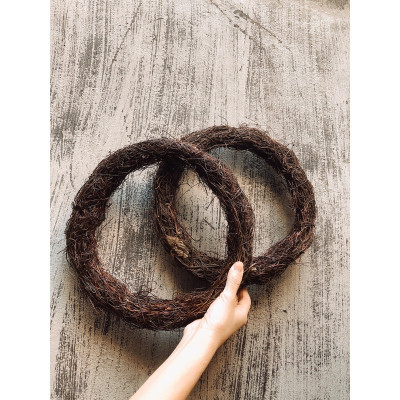 Vòng nguyệt quế - đường kính 25cm đến 30cm - Cây giả, hoa lụa Decor trang trí nhà cửa