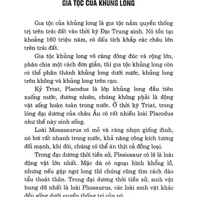 Bí Ẩn Thế Giới Khủng Long Và Những Điều Kỳ Thú