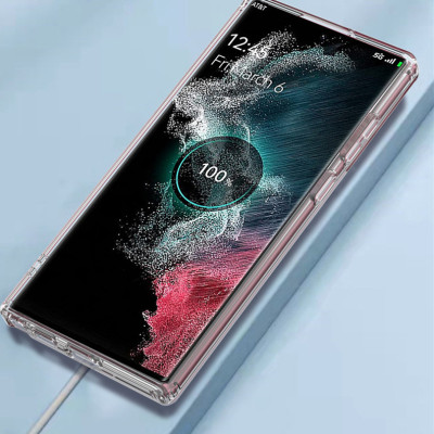 Ốp lưng Magnetic trong suốt Likgus hỗ trợ sạc Magnetic cho Samsung S23 Plus, S23 Ultra - Hàng chính hãng