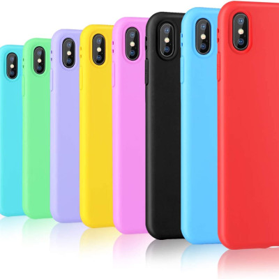 Ốp lưng silicon case chống sốc cho iPhone XS Max chống bám bẩn siêu mỏng mịn hiệu HOTCASE vật liệu cao cấp, dễ lau chùi - hàng nhập khẩu