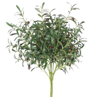 Cành Oliu giả - dài 95cm - 10 nhánh - 8 quả - Cây giả, hoa lụa trang trí nhà cửa
