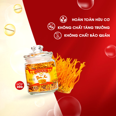Đông Trùng Hạ Thảo Sấy Thăng Hoa Thiên Ân - Hũ 20g