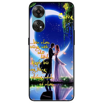 Ốp lưng dành cho Oppo Reno 8T 4G - Reno 8T 5G - Reno 10 5G - Reno 10 Pro 5G - Thư Pháp Vợ Chồng Ôm Nhau - Hàng Chính Hãng