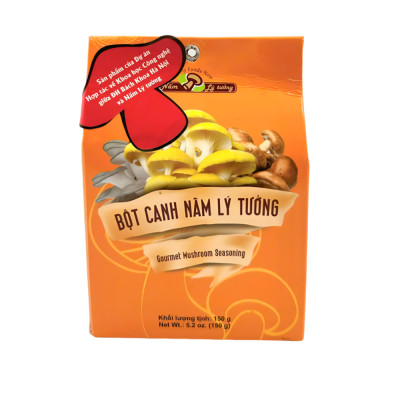 Combo 2 Gói Bột Canh Nấm Chay Lý Tưởng 150g, Nguyên Chất Từ Nấm Thơm Ngon Đậm Vị An Toàn Cho Sức Khoẻ