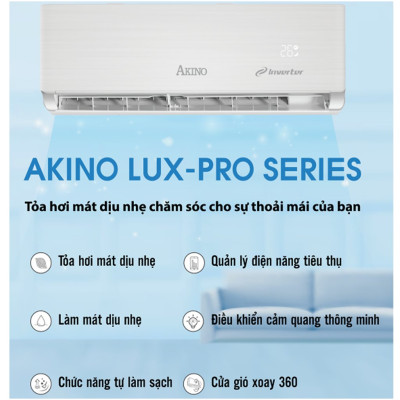 Máy lạnh Akino inverter 1.5 HP AKN-12CINV1FA-12000BTU- Hàng Chính Hãng ( Giao hàng toàn quốc).
