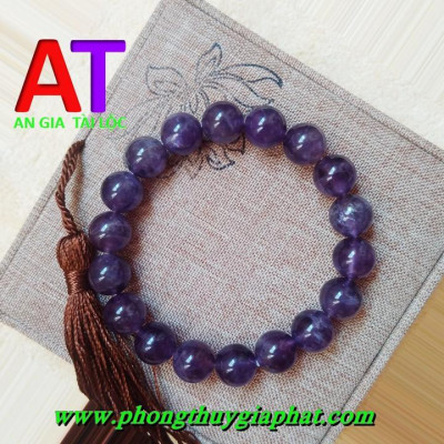 VÒNG ĐEO TAY THẠCH ANH TÍM