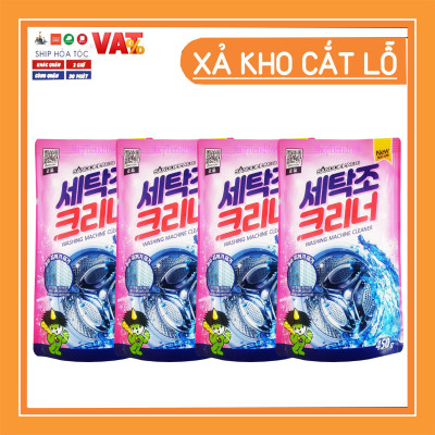 Gói bột tẩy vệ sinh lồng máy giặt Sandokkaebi 450g Hàn Quốc - Nhập khẩu chính hãng