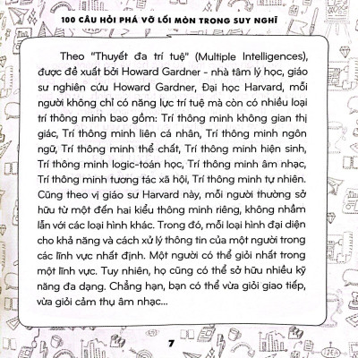 Quiz! Tư Duy Sáng Tạo - 100 Câu Hỏi Phá Vỡ Lối Mòn Trong Suy Nghĩ