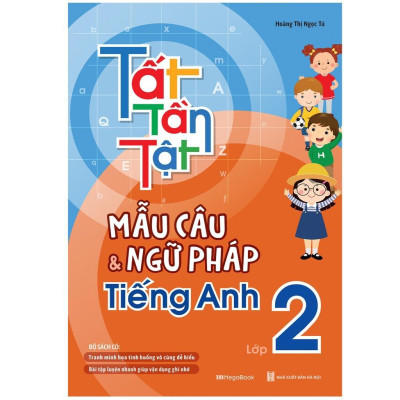 Sách - Tất Tần Tật Mẫu Câu Và Ngữ Pháp Tiếng Anh Lớp 1, 2, 3, 4, 5 - Combo 5 Cuốn - Megabook