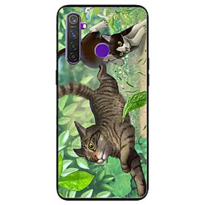 Ốp lưng in cho Realme 5 Pro/ Realme Q Mẫu Bắt Mèo