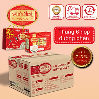 Combo 6 hộp nước yến sào win