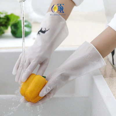 Găng Tay, Bao Tay Cao Su Làm Bếp,Vệ Sinh Nhà Cửa Con Nai Siêu Dai Siêu Bền Giá Rẻ[FreeshipXtra]