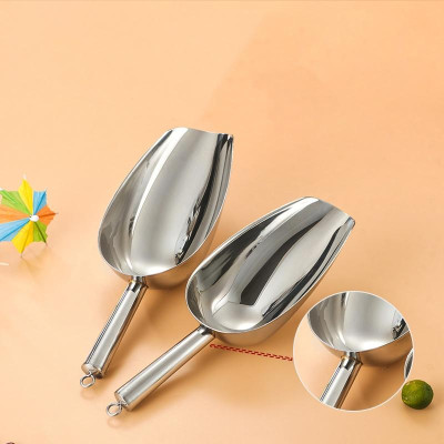 Dụng cụ xúc đá - xẻng xúc thực phẩm đa năng inox không gỉ nhiều kích thước