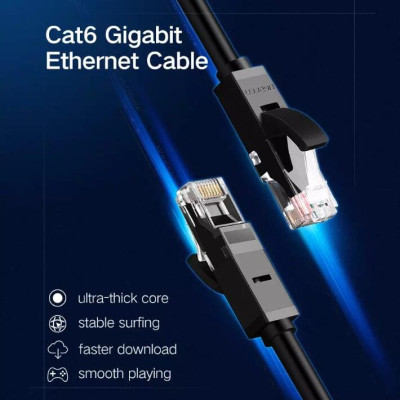 Ugreen UG20160NW102TK 2M màu Đen Cáp mạng LAN CAT6 UTP - HÀNG CHÍNH HÃNG