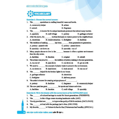 Sách - Global Success - Bài Tập Cuối Tuần Tiếng Anh Lớp 9 - Có Đáp Án - Minh Thắng
