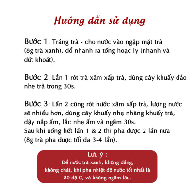 Trà Xanh [ Thái Nguyên ] nguyên chất, Gói 200g - Hương cốm mới, chát dịu nhẹ - Đông Sơn