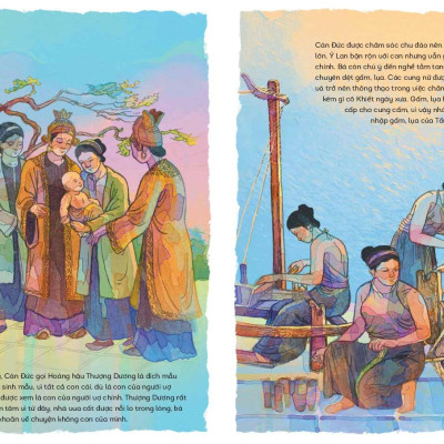 Lịch Sử Việt Nam Bằng Tranh - Nguyên Phi Ỷ Lan - Bản Màu - Bìa Cứng