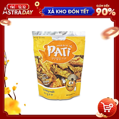 Snack da cá sấy giòn vị trứng muối 50g