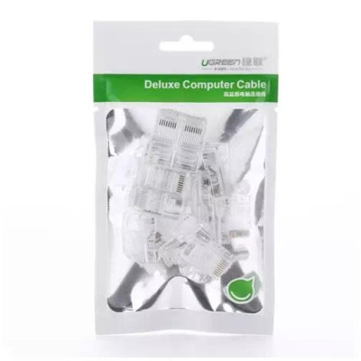 Ugreen UG20329NW110TK Đầu bấm mạng RJ45 chuẩn Cat5e cao cấp mạ vàng - HÀNG CHÍNH HÃNG